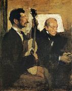 Edgar Degas Artist-s Father and Pagand France oil painting artist